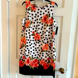 Sleeveless AGB shift dress NWT